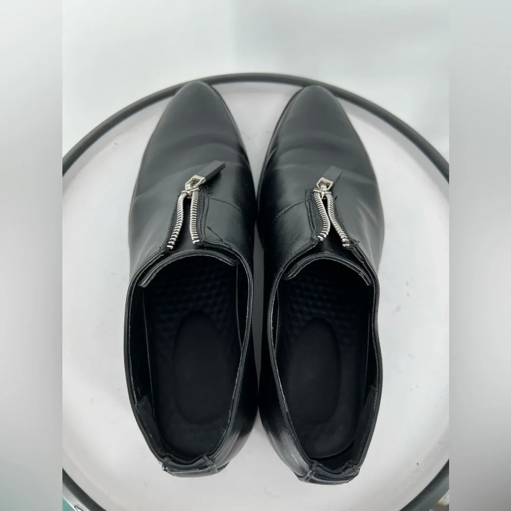 GIUSEPPE ZANOTTI‎ ITALIAN BLACK LEATHER SHOES